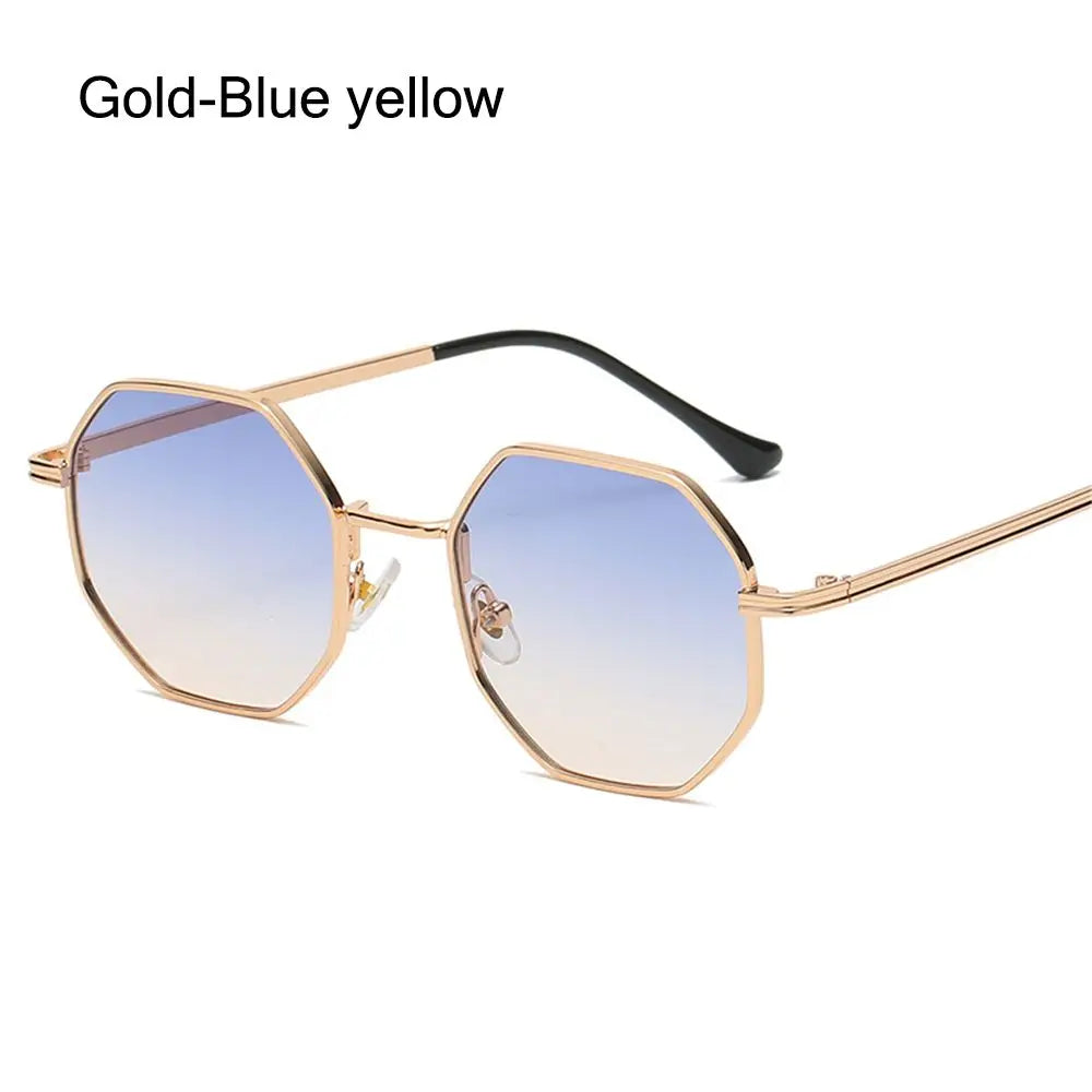 1PC Retro Vintage Round Sunglasses Luxury Metal Frame Fashion Outdoor UV400 Protection Glasses Men Women Driving Fishing Eyewear