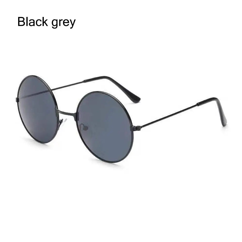 1PC Retro Vintage Round Sunglasses Luxury Metal Frame Fashion Outdoor UV400 Protection Glasses Men Women Driving Fishing Eyewear
