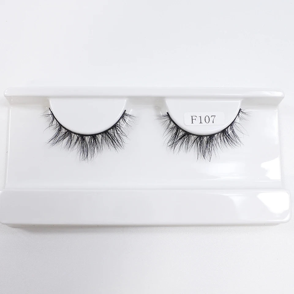 8mm-12mm Natural Mink Lashes New Arrival Short Wispy 3d Mink Eyelashes Wholesale Makeup & Beauty Cat Eye Lashes