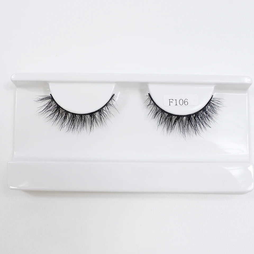 8mm-12mm Natural Mink Lashes New Arrival Short Wispy 3d Mink Eyelashes Wholesale Makeup & Beauty Cat Eye Lashes