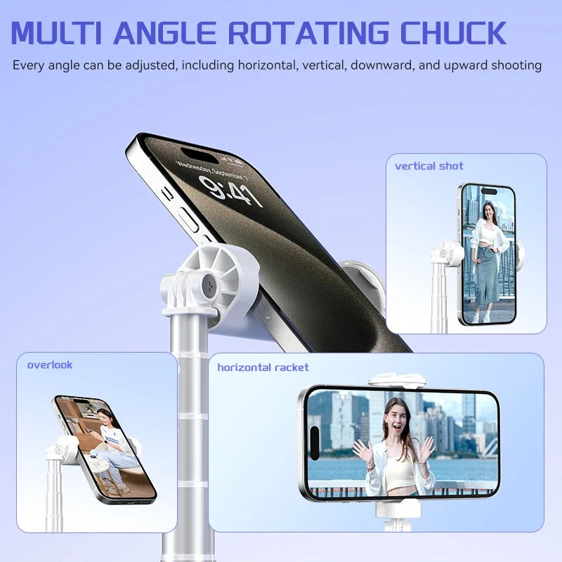 Selfie Stick 1.75 m Ultra Long Stretch Portable Automatically Open Upon Landing Phone Holder Bluetooth Remote Trir Live Broadcas