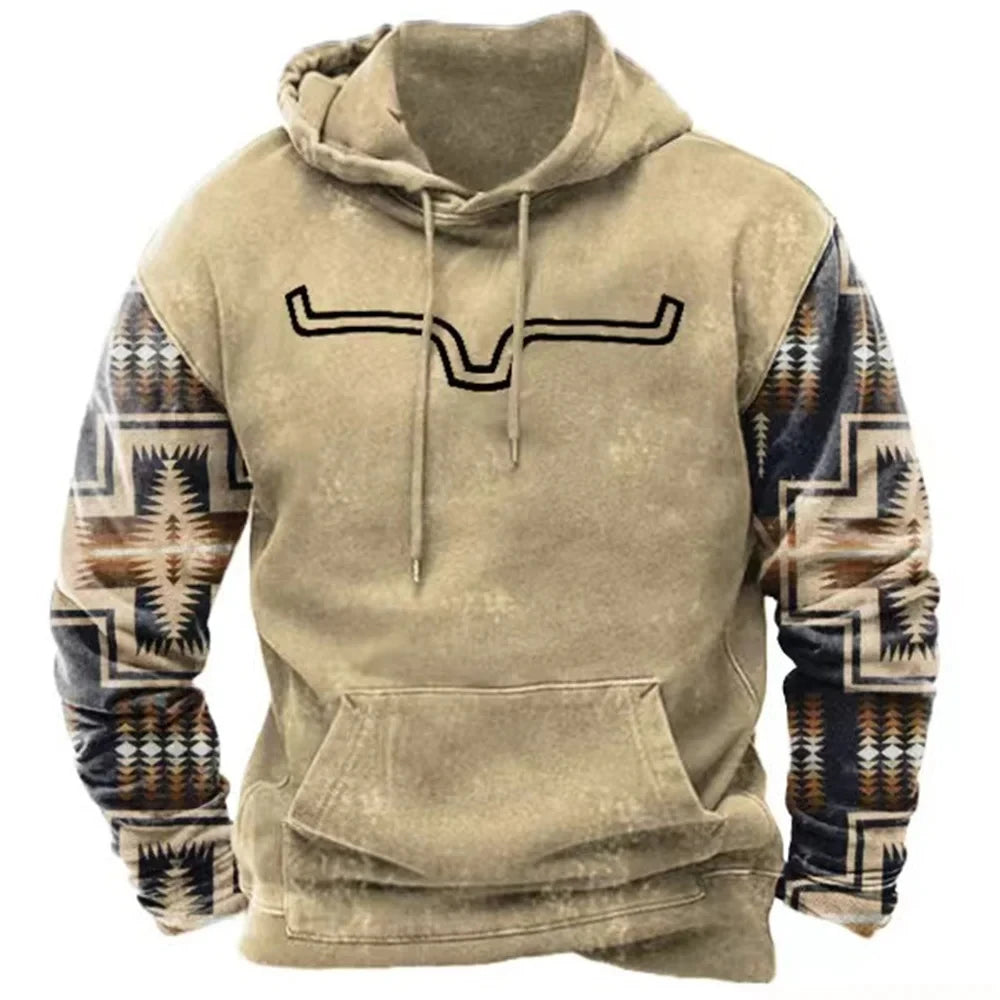 Vintage Hoodie Ethnic 3d Print Hoodies Men Women Fashion Kids Hoodies Sweatshirts Boy Coats Women Sweats Men's Clothing