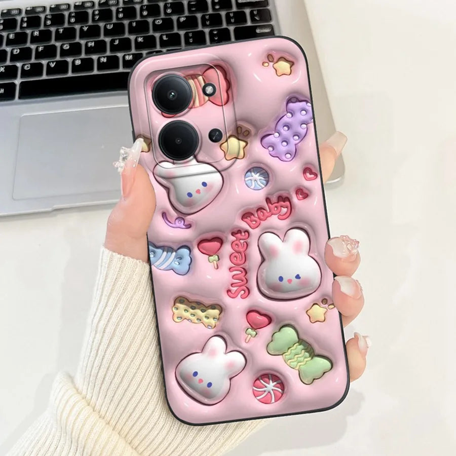 For Xiaomi Redmi 15C 5G Case 15C 4G Europe Cartoons Painted Proective Cover Soft Silicone Phone Case For Redmi15C 15 C Fundas