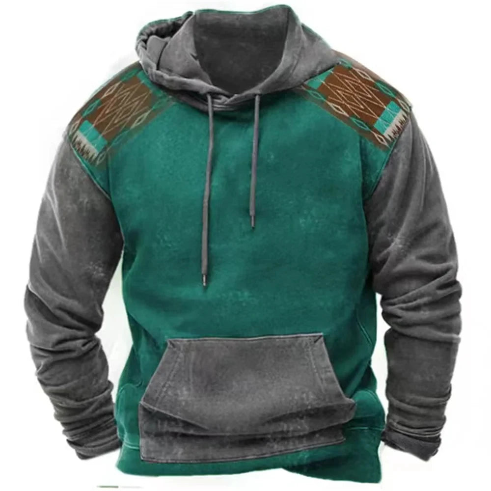 Vintage Hoodie Ethnic 3d Print Hoodies Men Women Fashion Kids Hoodies Sweatshirts Boy Coats Women Sweats Men's Clothing