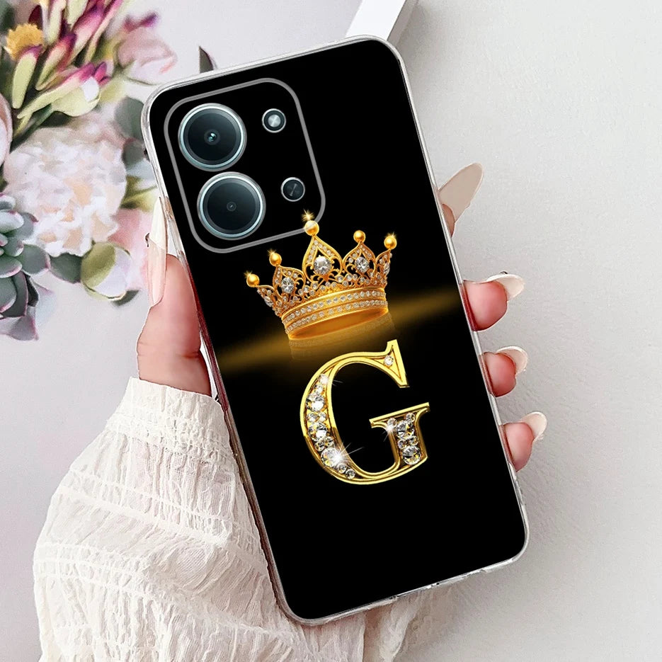 For Xiaomi Redmi 15C 4G Case New Luxury Letters Cover Soft Slim Phone Case For Xiaomi Poco C85 C 85 Redmi15C 4G Back Cover Coque