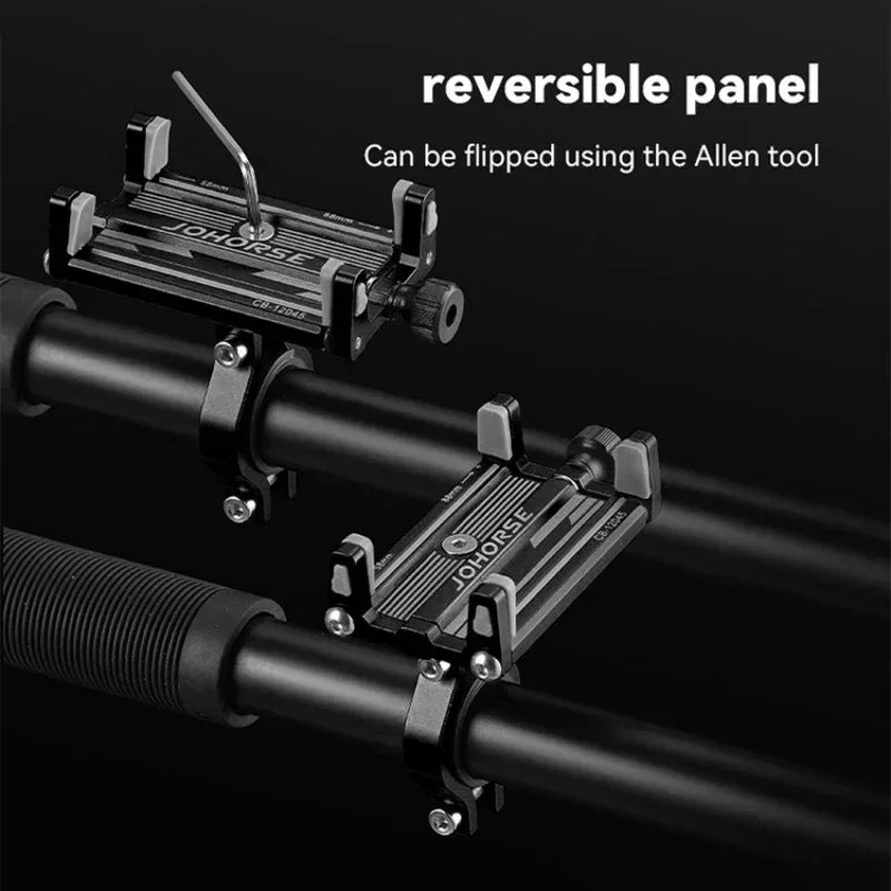Phone Holder Motorcycle Electric Bicycle Smartphone CNC Aluminum Alloy Bracket Four Claws  Bike Phone Holder