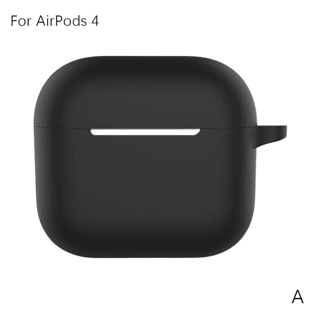 For AirPods 4 Silicone Protective Case Colorful Anti-fall Anti Scratch Earphone Protector Headphone Accessories