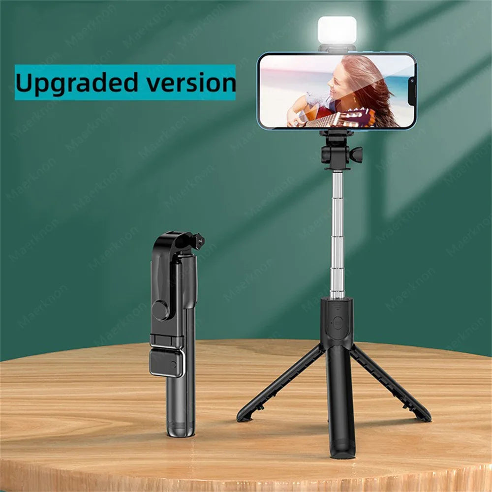 Selfie Stick Wireless Bluetooth Tripod Stand Portable Multifunctional Tripod With Wireless Remote Shutter For IOS Android Phone