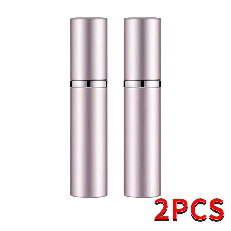 5ml Refillable Mini Perfume Spray Bottle ， Portable Aluminum Travel Container for Cosmetics & Liquid Sub-Bottling