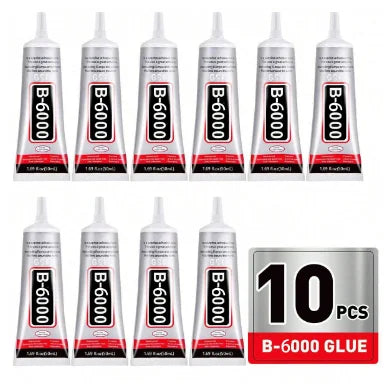 B6000 Clear Glue for Jewelry Making,Fabric,Tumblers,Rhinestones DIY Crafts,Nail Art,Makeup,Shoes,Cell Phones, Tablet,Wood