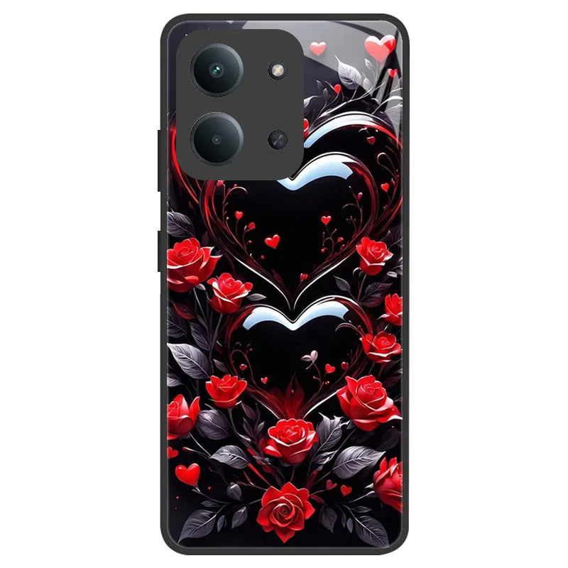 Fundas For Xiaomi Redmi 15C Case Redmi15C 4G 5G 171mm Tempered Glass Back Cover For Poco C85 Bumper Camera Lens Protection Coque