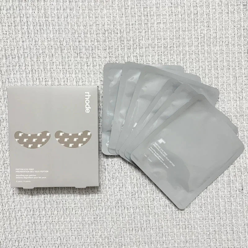 Brand New Banana Peel Eye Mask Peptide Eye Prep 6 Pairs of Hydrogel Eye Patch Per Box Caramelized Banana Ribbon Lip Gloss Makeup