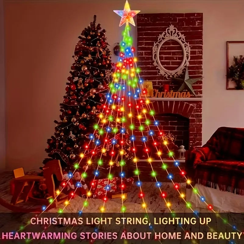 LED Outdoor Christmas String Lights 2/3M USB Waterproof Fairy Lights With 8 Lighting Modes For Garden Christmas Tree Party Decor