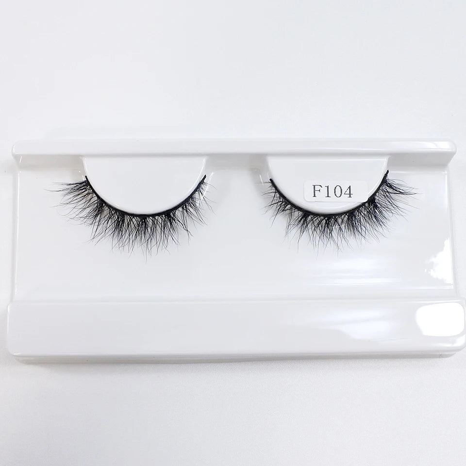 8mm-12mm Natural Mink Lashes New Arrival Short Wispy 3d Mink Eyelashes Wholesale Makeup & Beauty Cat Eye Lashes