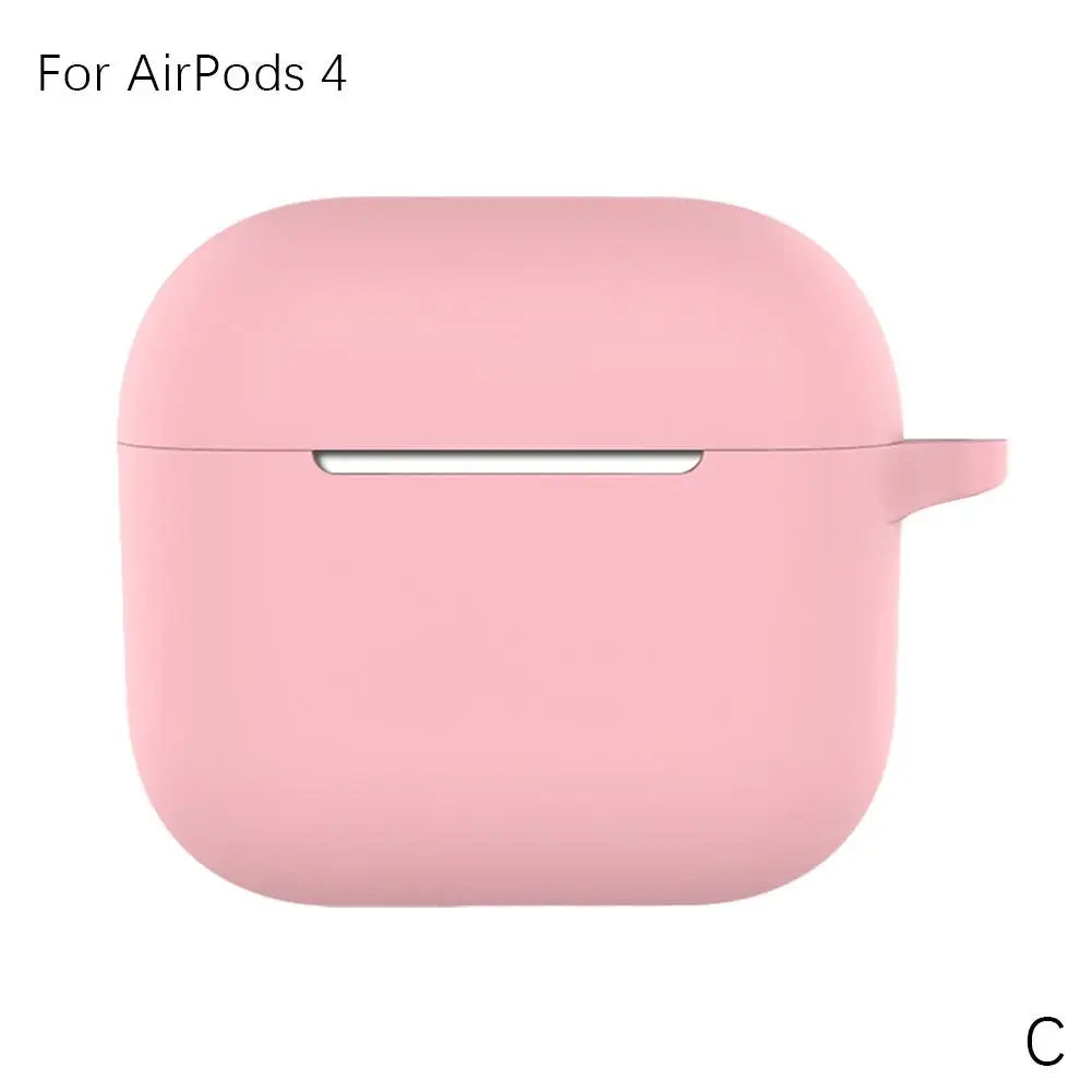 For AirPods 4 Silicone Protective Case Colorful Anti-fall Anti Scratch Earphone Protector Headphone Accessories