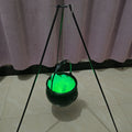 Halloween Black Witches Cauldron of Skeletons on Tripod Halloween Scary Props Outdoor Horror House Halloween Decoration for Home