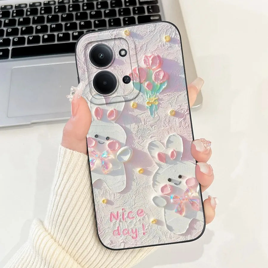For Xiaomi Redmi 15C 5G Case 15C 4G Europe Cartoons Painted Proective Cover Soft Silicone Phone Case For Redmi15C 15 C Fundas