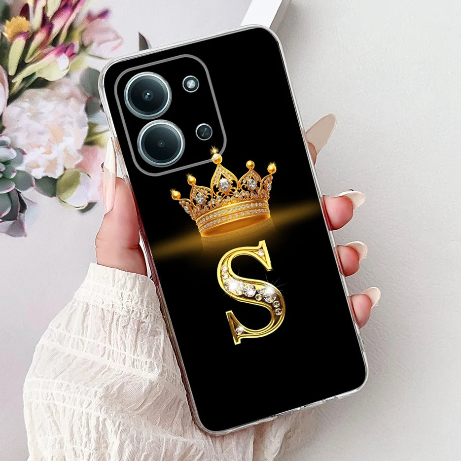 For Xiaomi Redmi 15C 4G Case New Luxury Letters Cover Soft Slim Phone Case For Xiaomi Poco C85 C 85 Redmi15C 4G Back Cover Coque