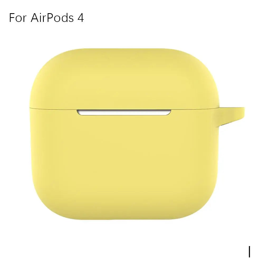 For AirPods 4 Silicone Protective Case Colorful Anti-fall Anti Scratch Earphone Protector Headphone Accessories