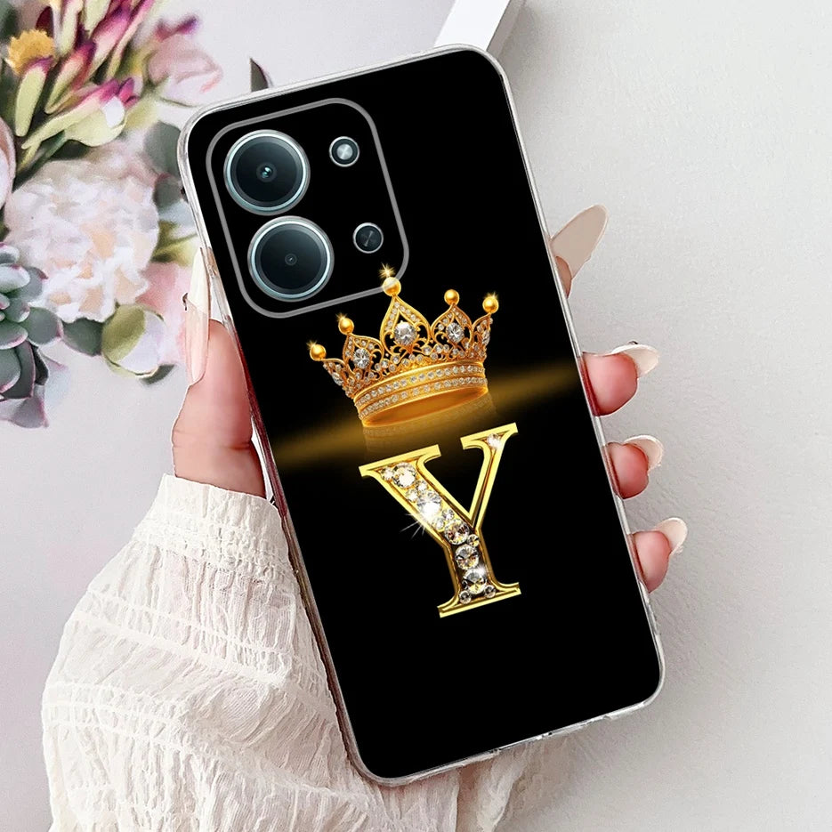 For Xiaomi Redmi 15C 4G Case New Luxury Letters Cover Soft Slim Phone Case For Xiaomi Poco C85 C 85 Redmi15C 4G Back Cover Coque
