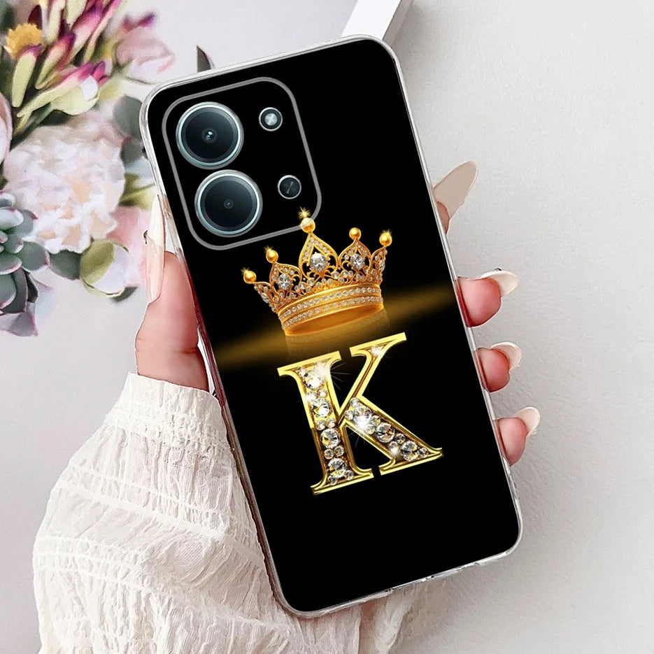 For Xiaomi Redmi 15C 4G Case New Luxury Letters Cover Soft Slim Phone Case For Xiaomi Poco C85 C 85 Redmi15C 4G Back Cover Coque