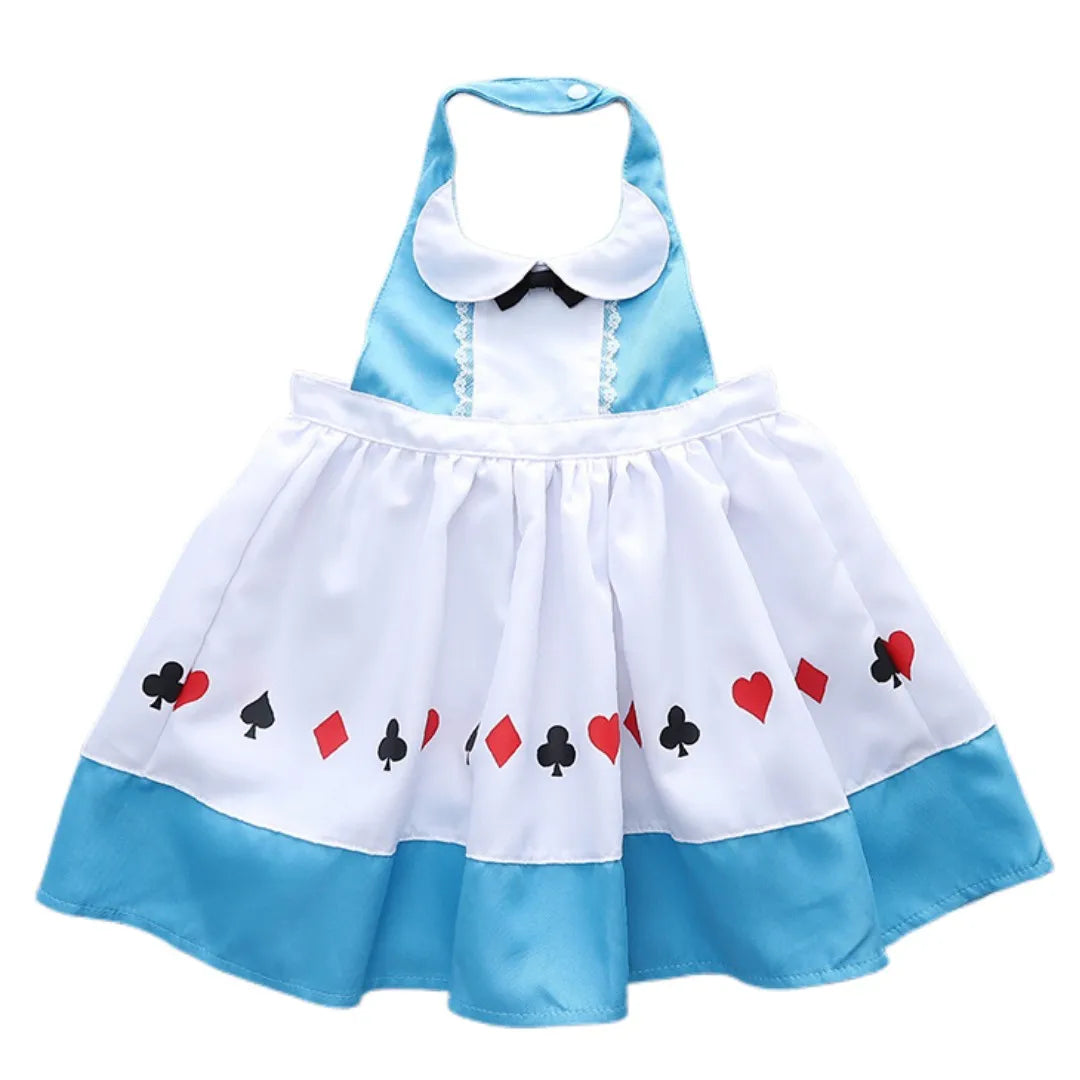 Children's Aprons Baby Painting Overalls Covers Baby Girls Waterproof Eating Bibs Cute Princess Design Kids Colorful Bibs Aprons