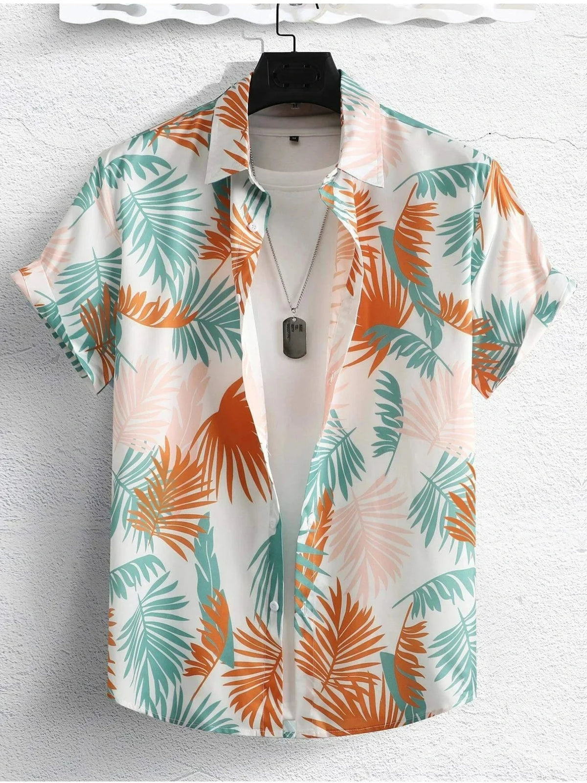 Children's Shirt Girls Hawaiian Shirts Botanical Flower Print Shirt for Girl Short Sleeve Lapel Collar Shirts Casual Girl Blouse