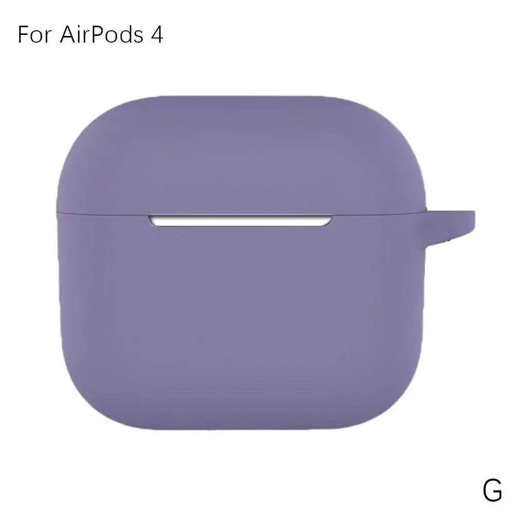 For AirPods 4 Silicone Protective Case Colorful Anti-fall Anti Scratch Earphone Protector Headphone Accessories