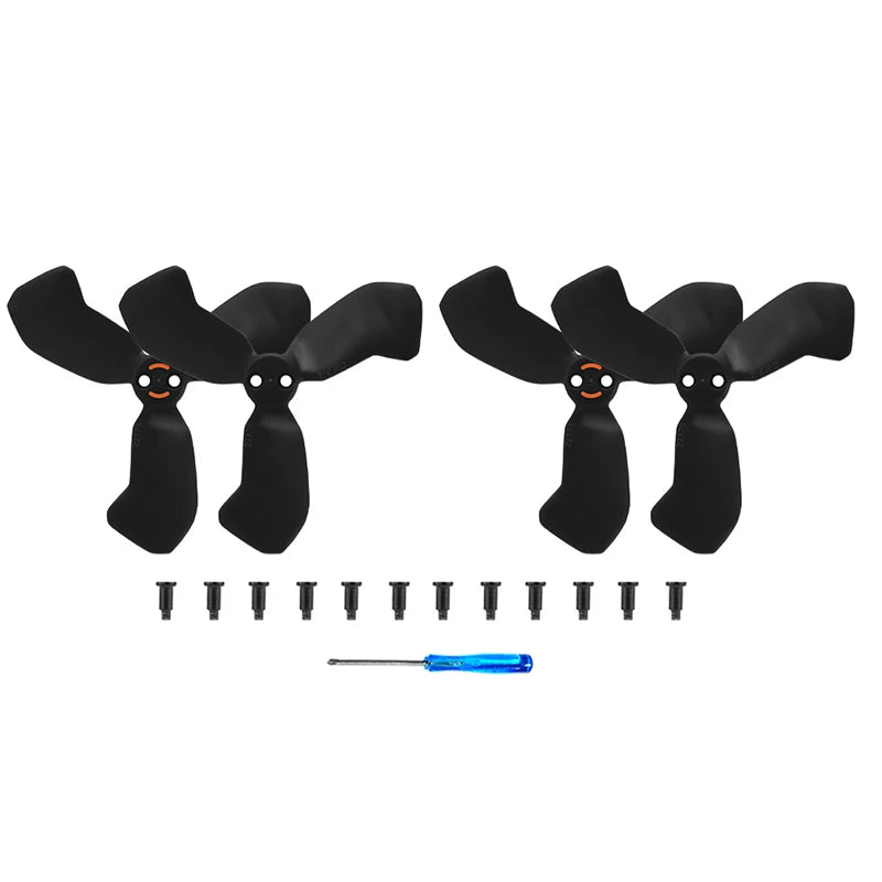 4pcs Propellers 2217S CW/CCW Blade Props Screws Replace Tool for DJI Neo 2 Drone Accessories