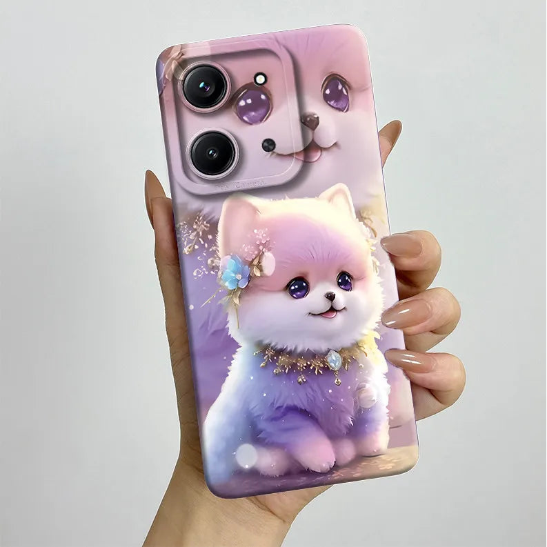 Case For Xiaomi Redmi 15C (171mm) Aesthetic Butterfly Flowers Drop-Resistant Silicone Cover For Xiaomi Poco C85 redmi 15 c Capa