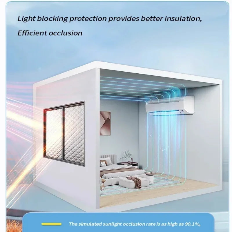 White Zipper, Winter Warm Curtains, Cold and Heat Insulation, Sun Shading and Sound Insulation, Supporting Customized Sizes