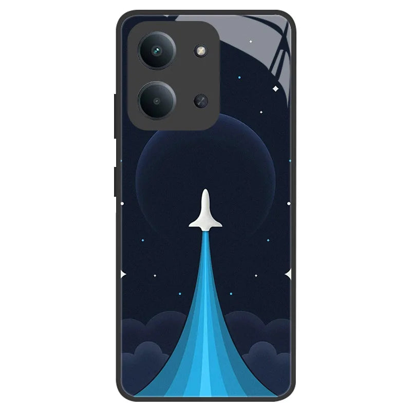 Fundas For Xiaomi Redmi 15C Case Redmi15C 4G 5G 171mm Tempered Glass Back Cover For Poco C85 Bumper Camera Lens Protection Coque