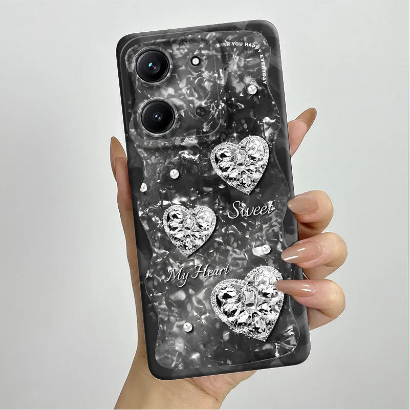Case For Xiaomi Redmi 15C (171mm) Aesthetic Butterfly Flowers Drop-Resistant Silicone Cover For Xiaomi Poco C85 redmi 15 c Capa