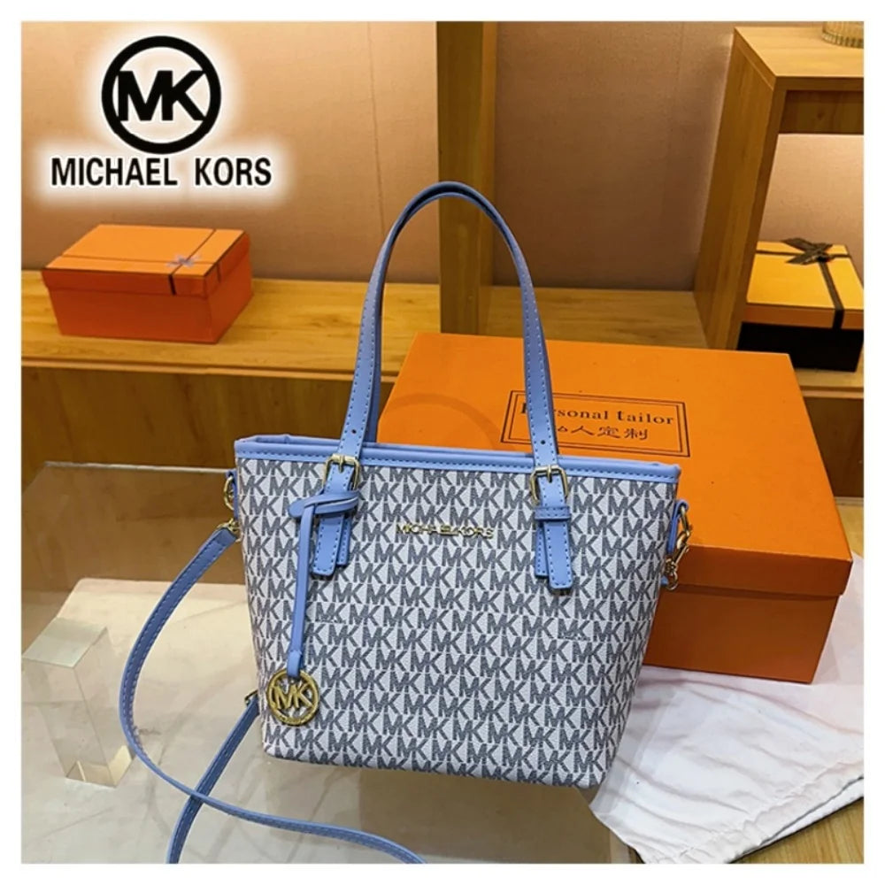 Michael Kors New Urban Women's Luxury Fashion Commuter Bag Casual Handbag MK Classic Old Flower Single Shoulder Crossbody Bag