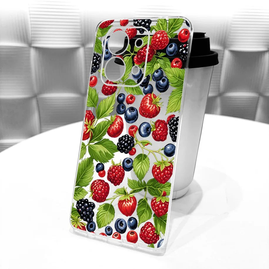 For Xiaomi Redmi 15C 5G 2025 Case Fashion Flower Bow Soft Silicone Clear Back Cover For Xiaomi Poco C85 5G Redmi15C 173MM Bumper