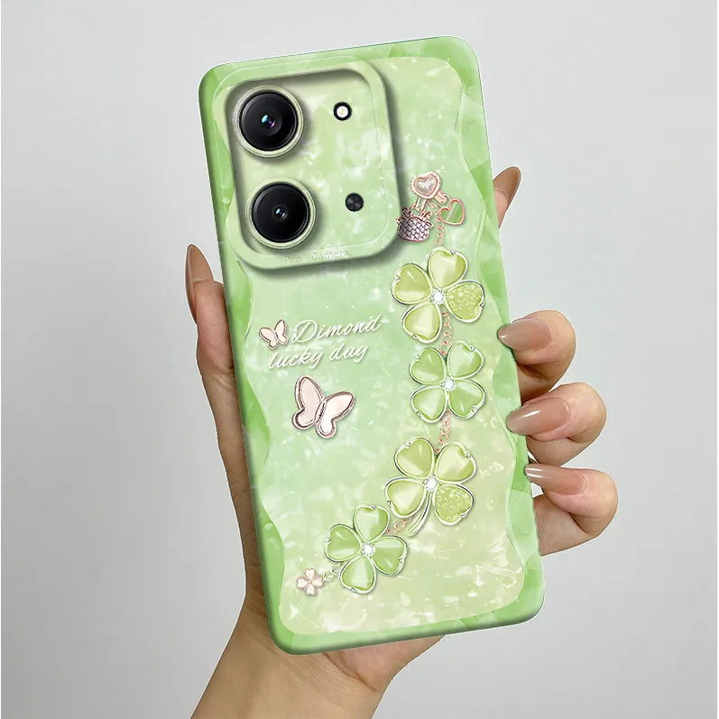 Case For Xiaomi Redmi 15C (171mm) Aesthetic Butterfly Flowers Drop-Resistant Silicone Cover For Xiaomi Poco C85 redmi 15 c Capa