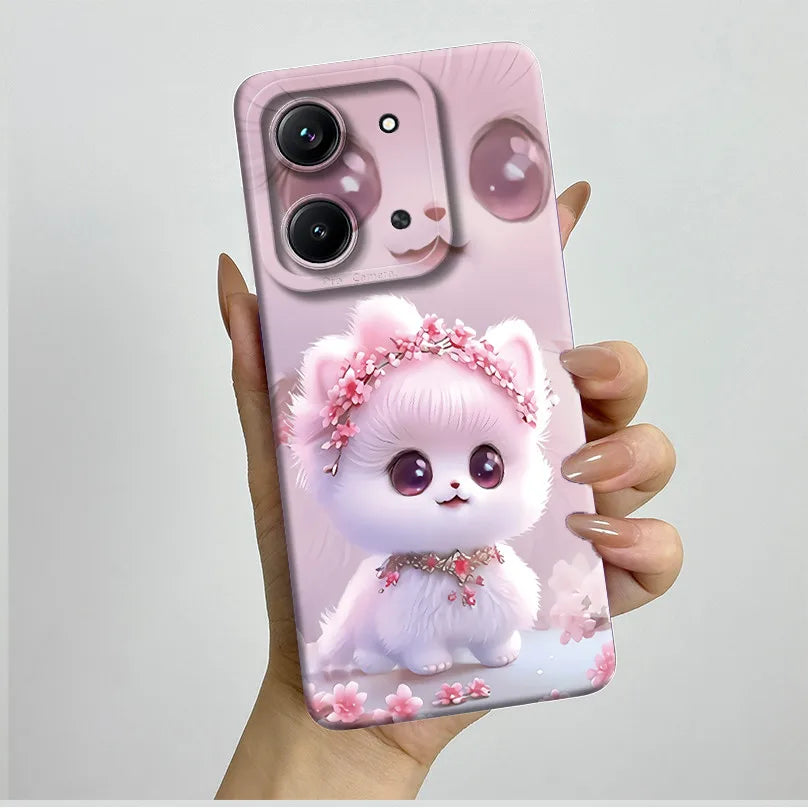 Case For Xiaomi Redmi 15C (171mm) Aesthetic Butterfly Flowers Drop-Resistant Silicone Cover For Xiaomi Poco C85 redmi 15 c Capa
