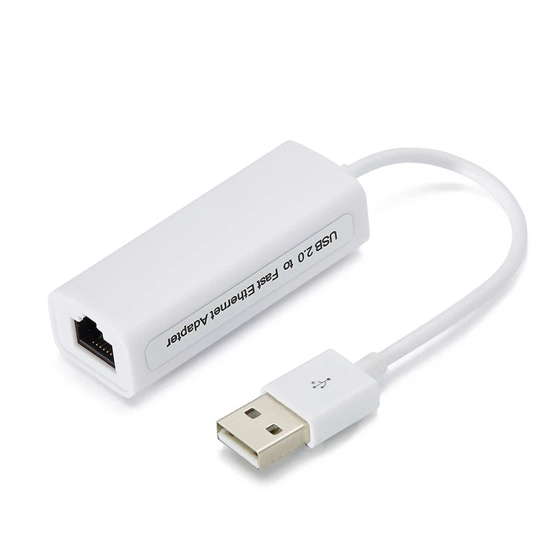 2pcs Network Card USB Type C to RJ45 Ethernet Cable Extend Adapter Micro USB2.0 100Mbps for Tablet  Laptop PC Computer Android