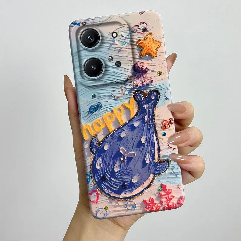 Case For Xiaomi Redmi 15C (171mm) Aesthetic Butterfly Flowers Drop-Resistant Silicone Cover For Xiaomi Poco C85 redmi 15 c Capa