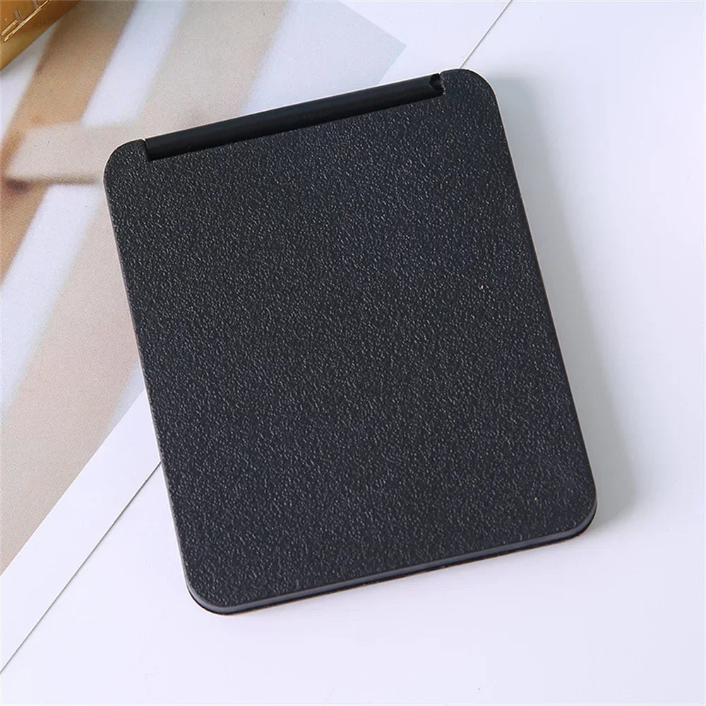 Portable Foldable Double-Sided Makeup Mirror Mini Pocket Size for Student Dormitory Desktop Home Decor Small Gift