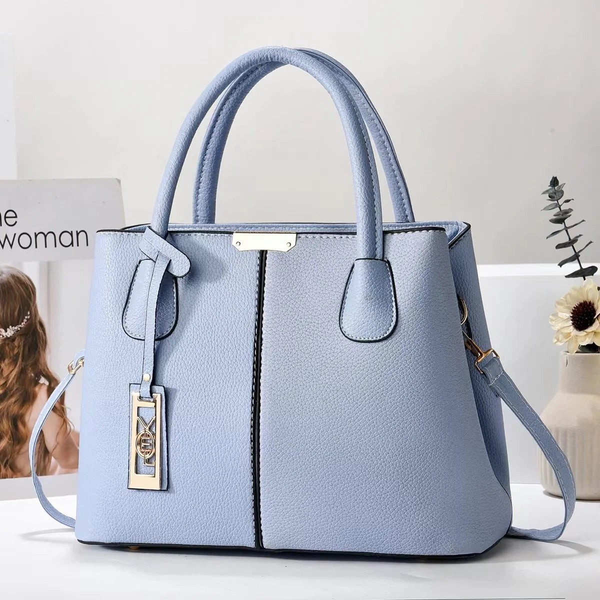 New Cross Border Hot Selling Tote Bag Women Large Capacity Elegant Shoulder Bag Business Work Handbag Luxury Purse