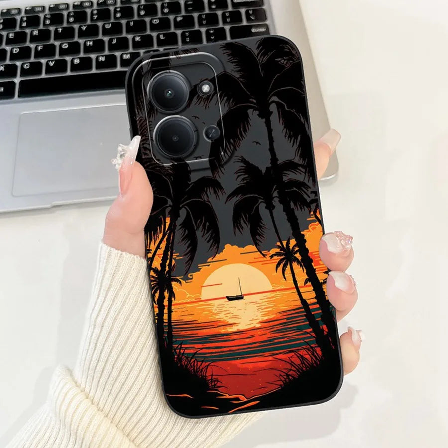 For Xiaomi Redmi 15C 5G Case 15C 4G Europe Cartoons Painted Proective Cover Soft Silicone Phone Case For Redmi15C 15 C Fundas