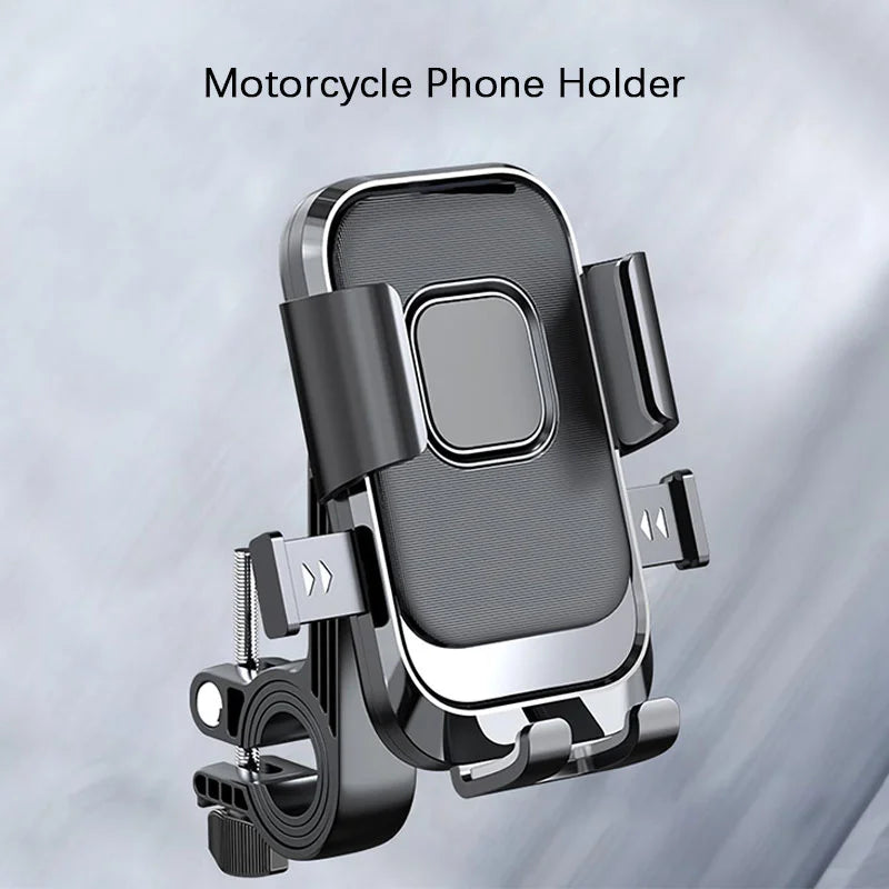 【Moto Bike Phone Holder One Hand Operation And 360° Rotatable Phone Holder For Motorcycle And Scooter】