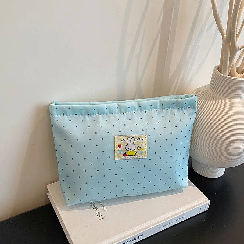Miffy Kawaii Ins Style Makeup Bag Large Capacity Stationery Pencil Case Storage Bag Cute Gift Toy