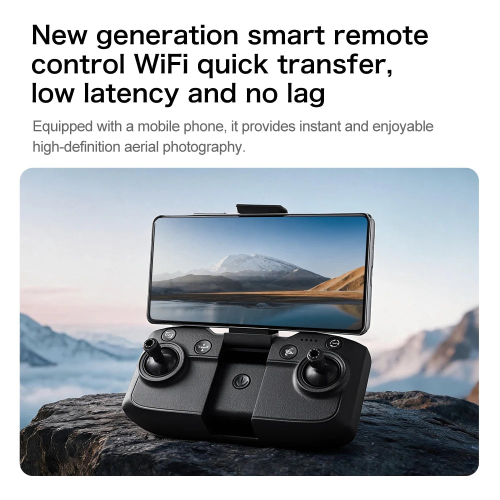 NEW MIni 5 Pro RC Drone 8K HD Dual Cameras 5G WIFI Photography Helicopter Brushless Obstacle Avoidance Folding Quadcopter RC Dro