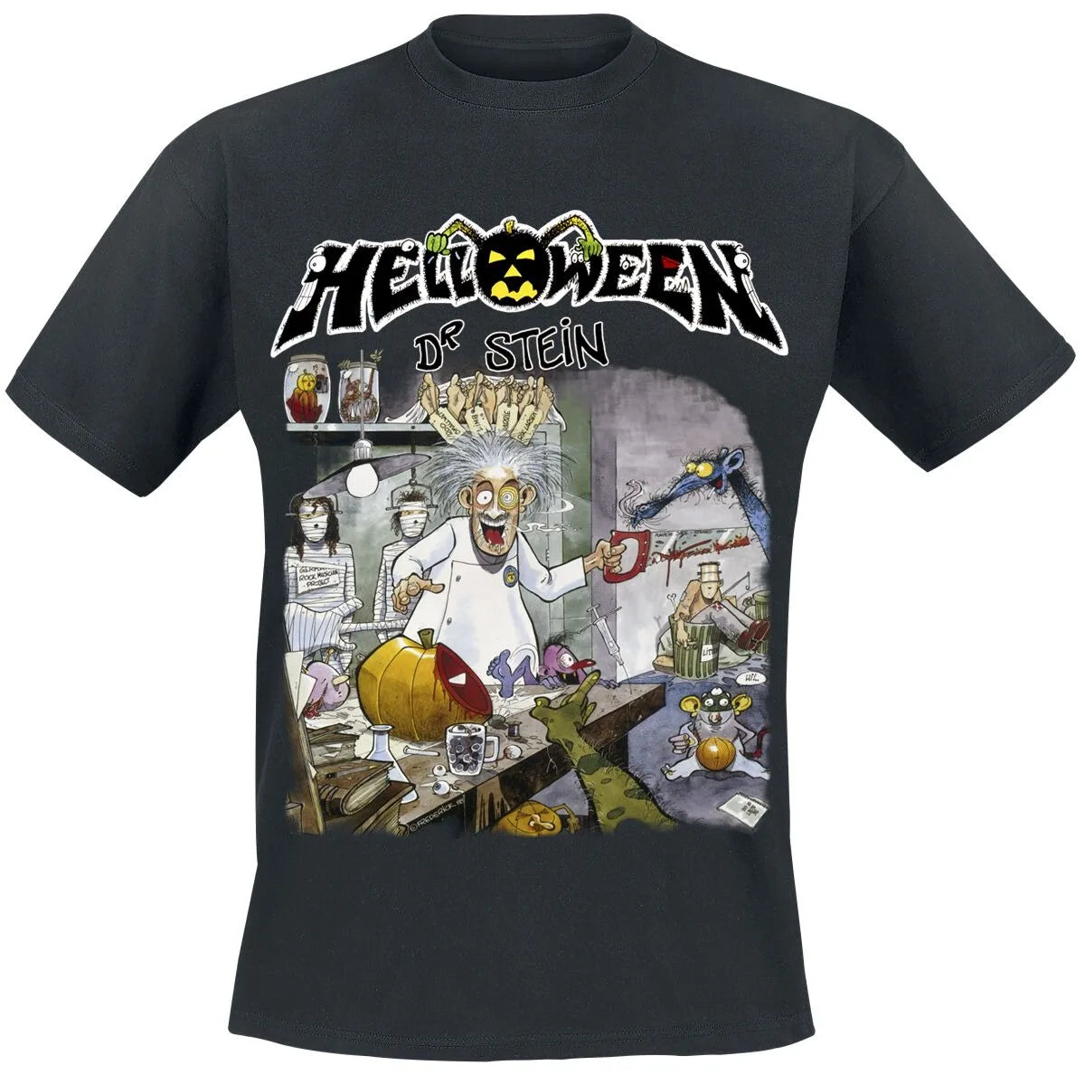 Helloween Seven Keys Tour '87 Tee, Power Metal T-Shirt with Wizard Crystal Ball & Tour Dates Print, Band Fan Merch