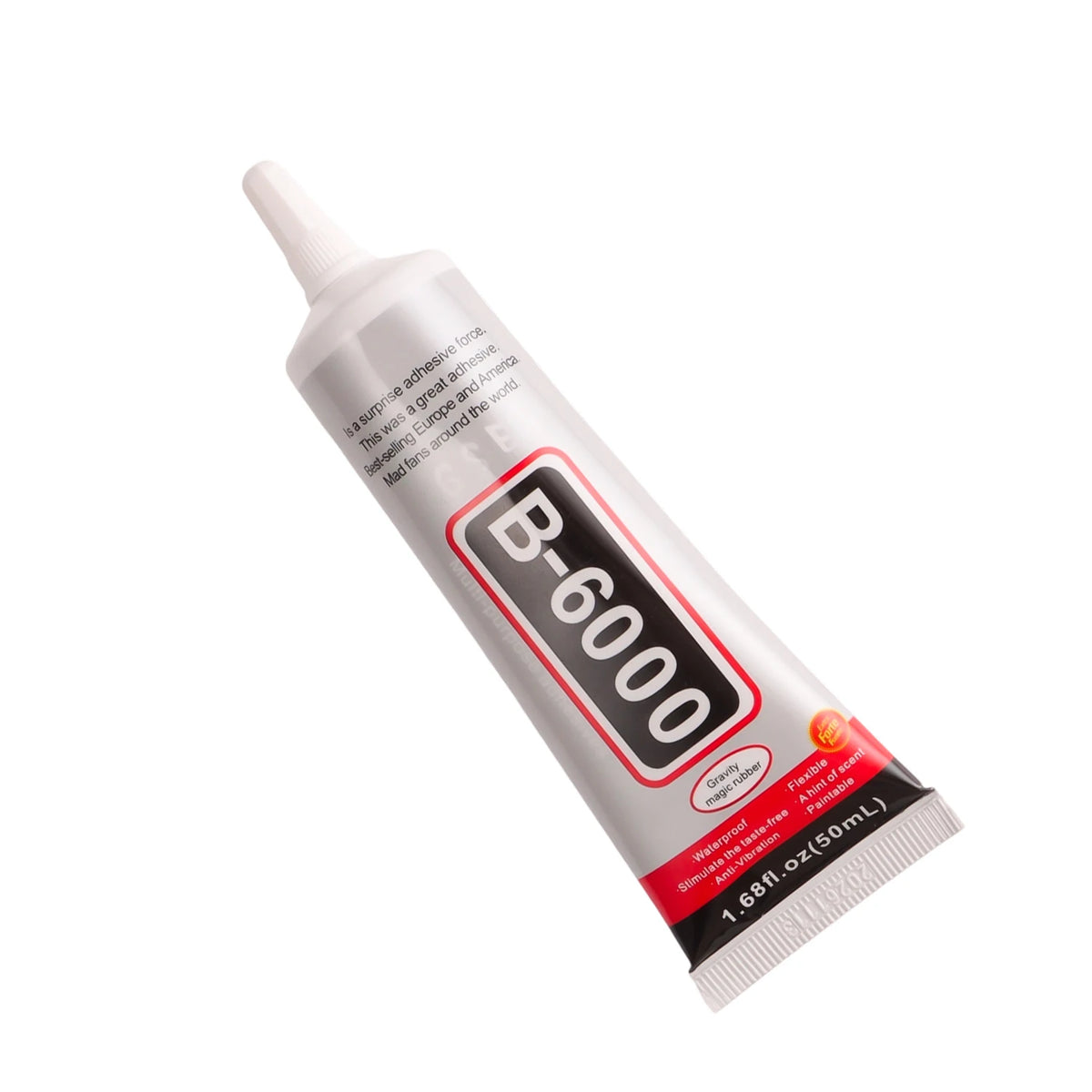 B6000 Clear Glue for Jewelry Making,Fabric,Tumblers,Rhinestones DIY Crafts,Nail Art,Makeup,Shoes,Cell Phones, Tablet,Wood