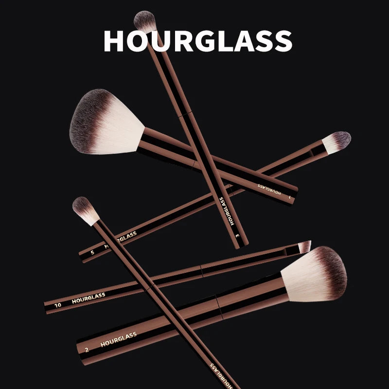 Retractable Professional Makeup Brush 3-in-1 Multi-Function Foundation Powder Blush Brush Travel Portable Cosmetic Tool with Sof