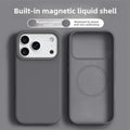 Original Magnetic Phone Case For iPhone 17 16 Pro Max Liquid Silicone Cases For iPhone 17 18 Pro Max 17Pro Air Soft Bumper Cover