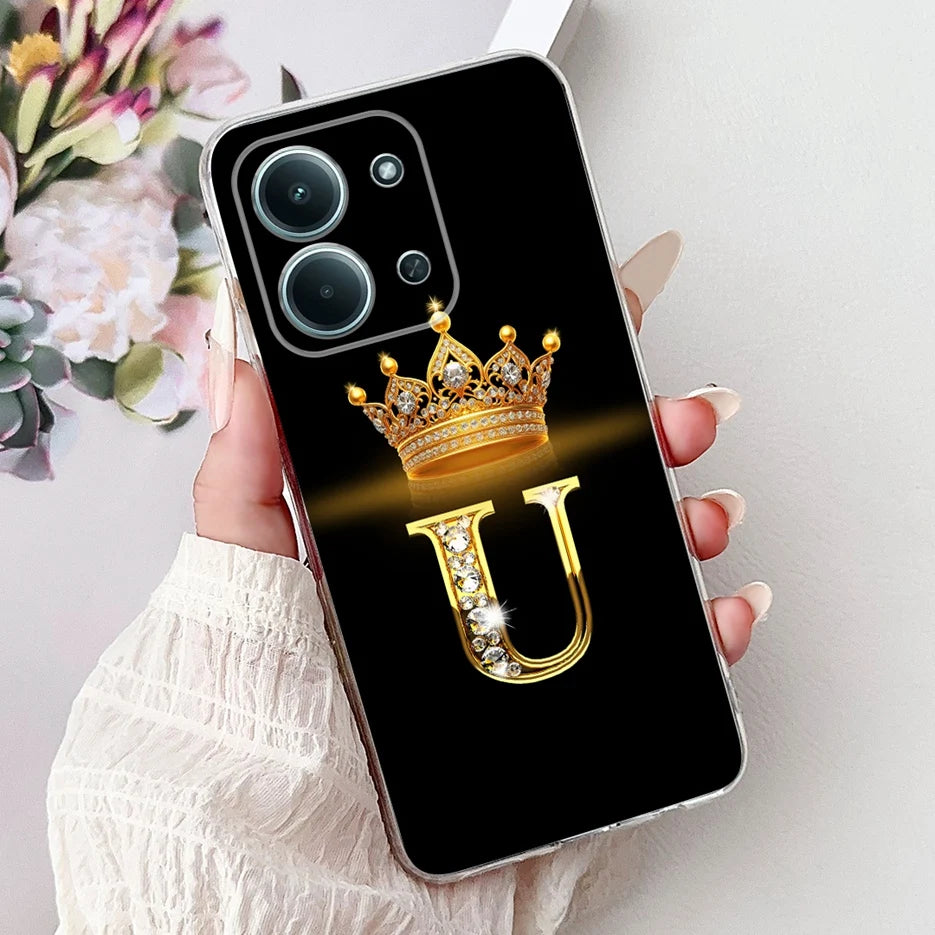 For Xiaomi Redmi 15C 4G Case New Luxury Letters Cover Soft Slim Phone Case For Xiaomi Poco C85 C 85 Redmi15C 4G Back Cover Coque